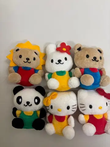 [초레어!] 산리오 헬로키티 스쿨버스 봉제 인형 전 세트