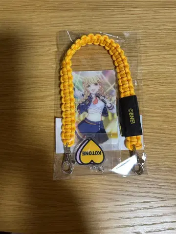 학원 아이돌 마스터 초성 음악제 공식 핸드 스트랩 세트 후지타 코토네