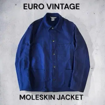 유로 빈티지 몰스킨 자켓 유럽 구제 의류 커버올 워크 자켓