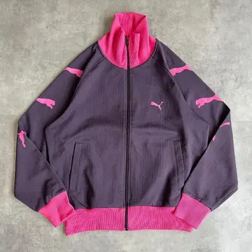 PUMA 푸마 트랙 자켓 옷깃 높음 프린트 자수 일본제 16807