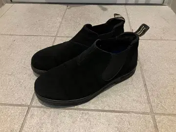 블런드스톤 블랙 스웨이드 사이드 고어 부츠 숏부츠 9