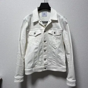 EDWIN 화이트 데님 자켓 L