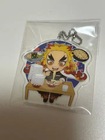 귀멸의 칼날 전집중전 후쿠오카 지역 한정 아크릴 참 렌고쿠 쿄쥬로