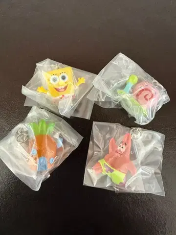 스펀지밥 캡슐 토이 세트 준풀세트