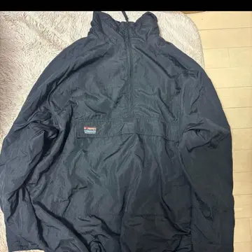 안감 플리스 하프 지퍼 아노락 풀오버