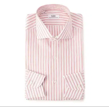 새상품 BARBA 바르바 나폴리 셔츠 39 M 상당 마 혼방 스트라이프