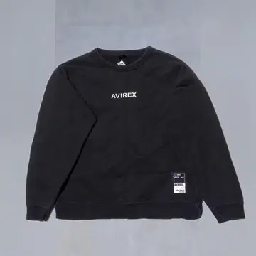 AVIREX 아비렉스 맨투맨 트레이닝복 블랙