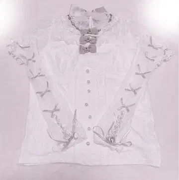 LIZLISA 리즈리사 스핀들 레이스 암워머 상의 핑크