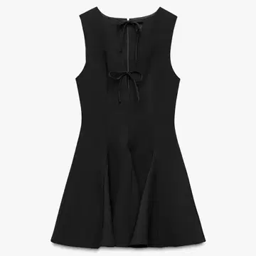 고데와 리본 포함 미니 원피스 ZARA