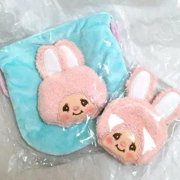 미개봉 택 포함 치무탄 마스코트 복조리 & 캐릭터 복주머니 파우치 복조리