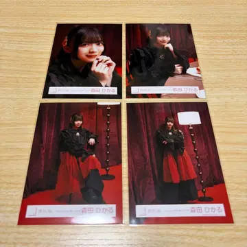 사쿠라자카46 모리타 히카루 안해피 MV 의상 빨간색 컴프 브로마이드