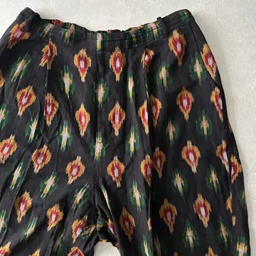 네이티브 무늬 이지 와이드 팬츠 올 패턴 L 구제 의류 남성용