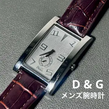 [새 배터리] D&G 돌체&가바나 스퀘어 남성용 손목시계