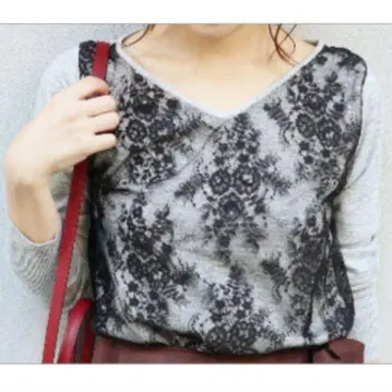 La TOTALITE 스칼라 레이스 V넥 풀오버