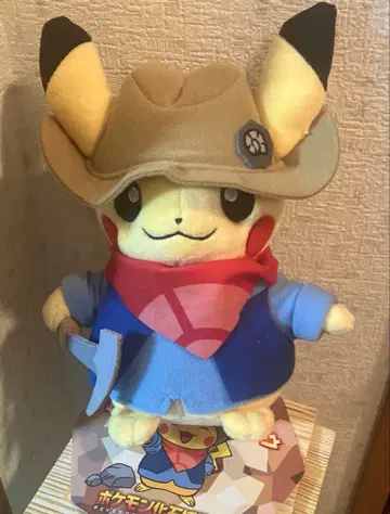 포켓몬 화석 박물관 발굴 피카츄 봉제 인형