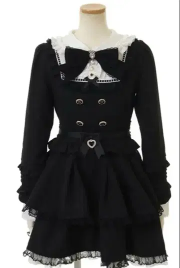 LIZLISA 스핀들 요크 티어드 원피스