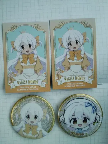 모모에 나기사 로손 발푸르기스의 밤 사진풍 카드 캔뱃지 마도카 마기카