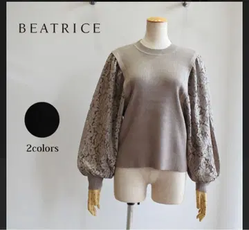 [미착용 새상품] BEATRICE 레이스 벌룬 슬리브 긴팔