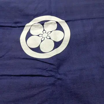 네이비 컬러 가문 보자기 대형