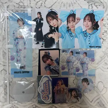 FRUITS ZIPPER 마나카 마나 스키 복권 굿즈 묶음 판매