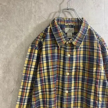 엘엘빈 L.L.Bean 체크 셔츠 긴팔 셔츠 L