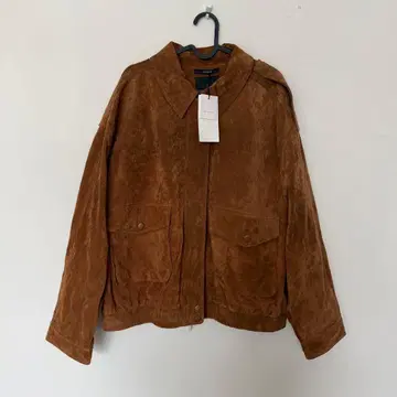 ZARA 100% 스웨이드 가죽 자켓 XL