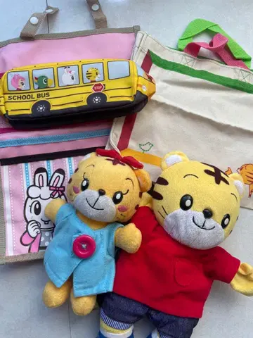 호비(시마지로) 퍼펫 하나짱 봉제 인형 가방 세트