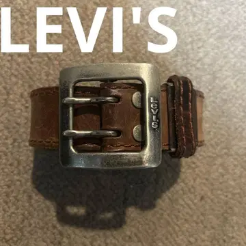 리바이스 브라운 벨트 더블핀