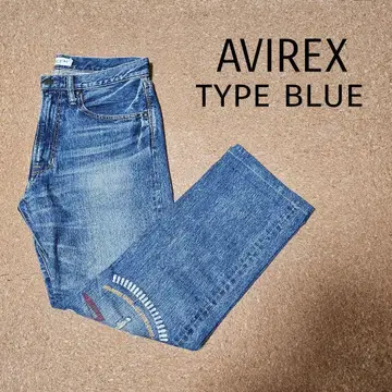 AVIREX TYPE BLUE 스트레이트 데님