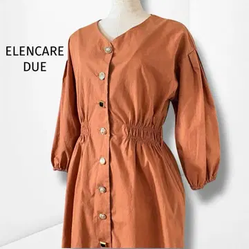 [엘렌카레듀에] 허리 개더 원피스 고급 봄/가을 깔끔 연출 F