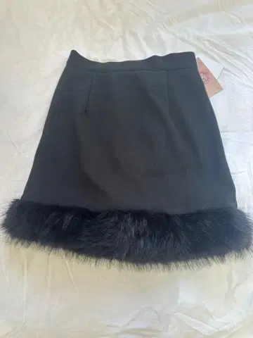 퍼 포함 블랙 미니 스커트 숏 팬츠 미사용 택 포함 스나이델 계열