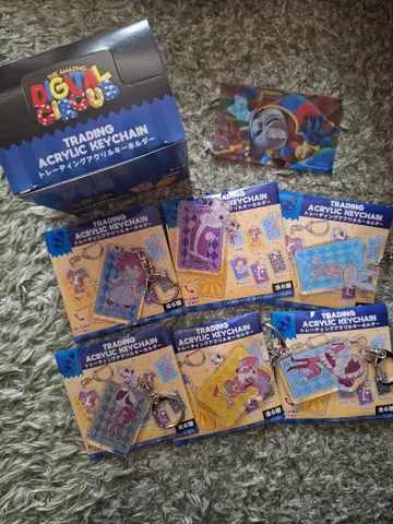 어메이징 디지털 서커스 아크릴 키링 풀 컴플리트