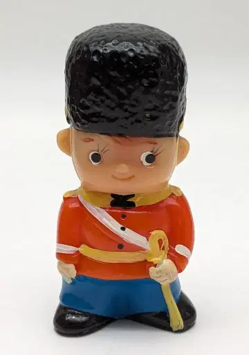 이케다 은행 저금통 지방은행 로얄 가드 옐로우 컬러 사벨 H105mm