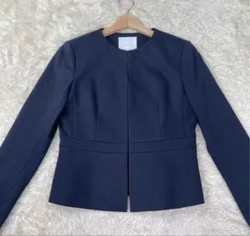 새상품급 ESTNATION 에스트네이션 노카라 자켓 네이비