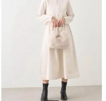 CELFORD 코르셋 디테일 원피스 x 가디건 세트