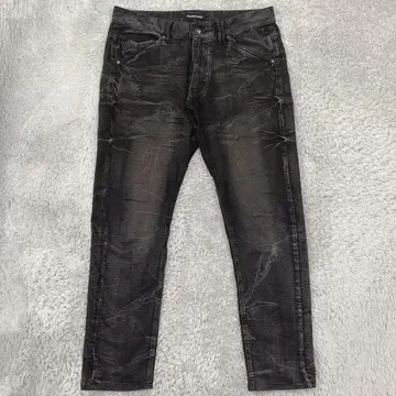 semantic design 스트레치 데님 팬츠 블랙 컬러 y2k L