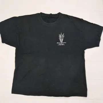 Hanes 블랙 T셔츠 사이클 비전즈 스컬 파이어 해외 구제 의류