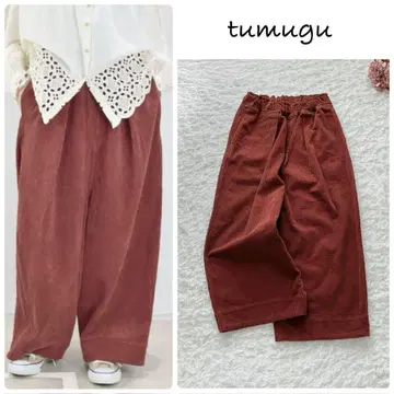 츠무구 앤티크 코듀로이 팬츠 손세탁 가능