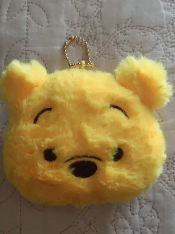 디즈니 스토어 곰돌이 푸 봉제 인형 페이스 파우치