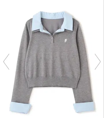 FREE'S MART 카라 레이어드 스타일 폴로 니트