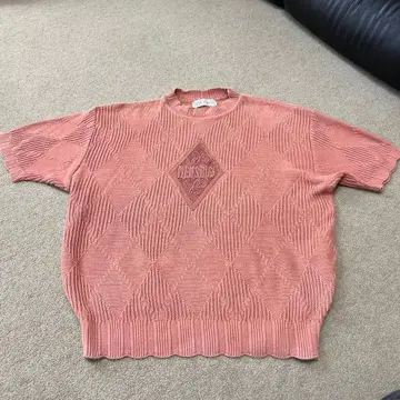 MEN'S BIGI 핑크 니트 스웨터