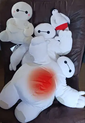 베이맥스 봉제 인형 4체 세트