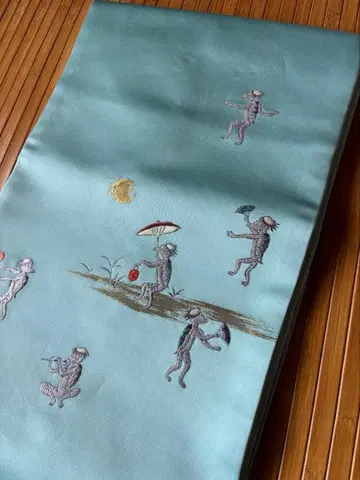 카파와 명월 나고야 오비 야마카츠 직물