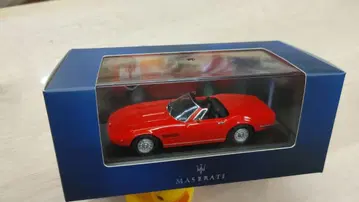 Maserati 빨간색 오픈카 미니카 1/43