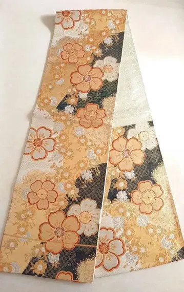 고급 후쿠로 오비 기모노 순수 실크 포멀 후리소데 성인식 결혼식