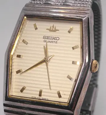 [ 레어 가동 ] SEIKO 빈티지 V701-5J90 쿼츠 시계 S75