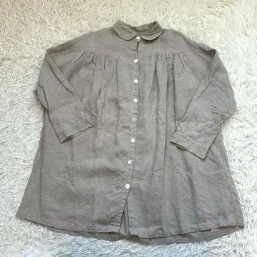 CAFAULAIT 린넨 튜닉 원피스