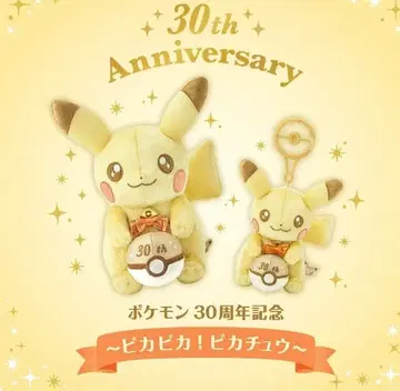 포켓몬 30주년 기념 피카츄 봉제 인형 세트