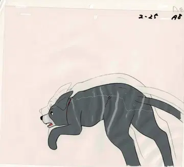 은하전설 WEED 원화 애니메이션 셀화 레어 은아 -별똥별 은 V5