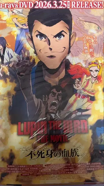 루팡 LUPIN THE IIIRD THE MOVIE B2 포스터